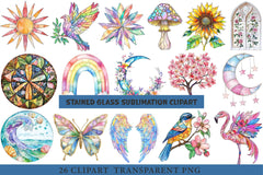Stained Glass Clipart - CraftNest - Digital Crafting and Art