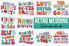 Retro Wedding Clipart Bundle