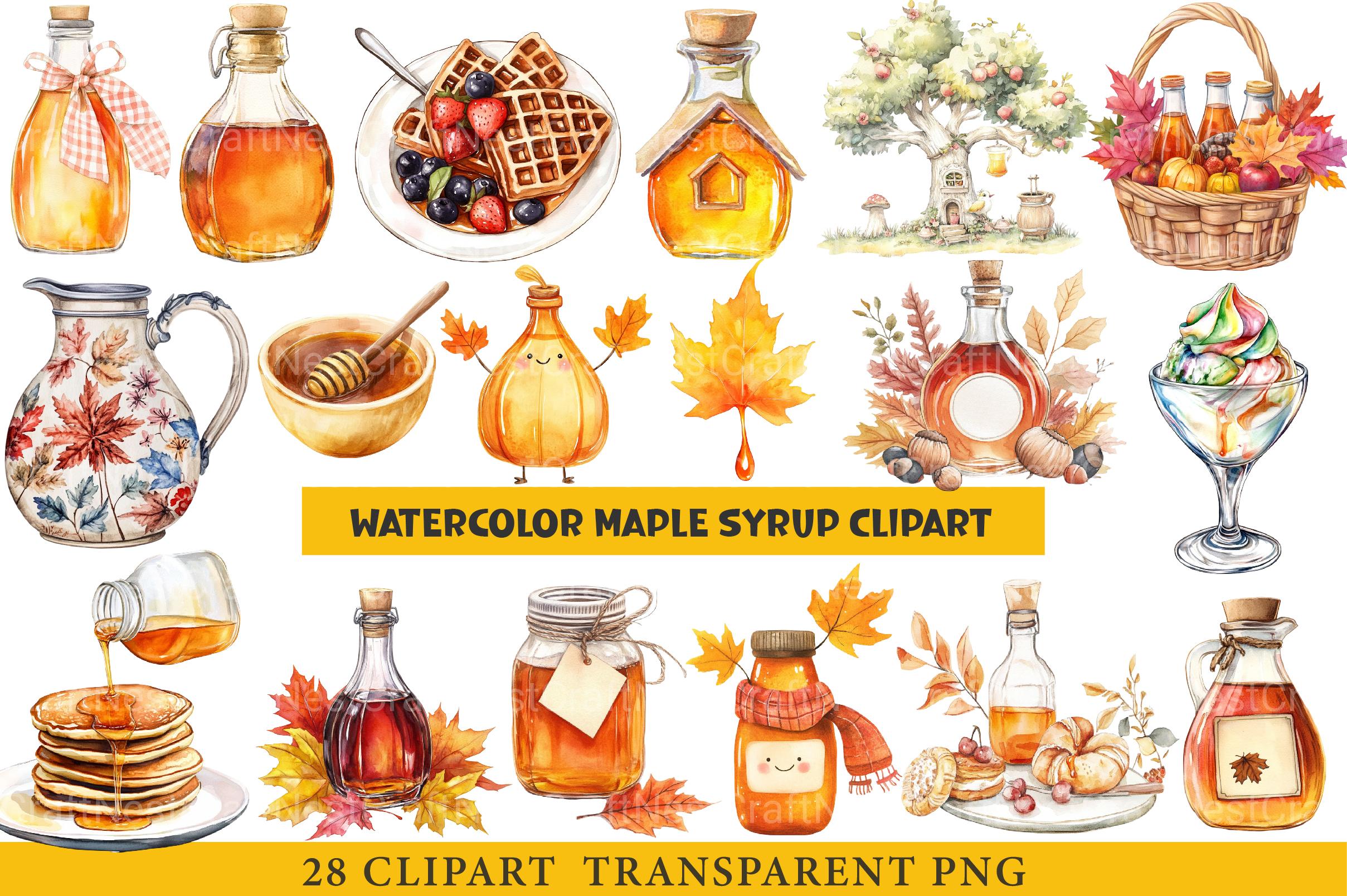 Maple Syrup Clipart - CraftNest - Digital Crafting and Art