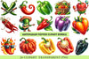 Pepper Clipart Bundle