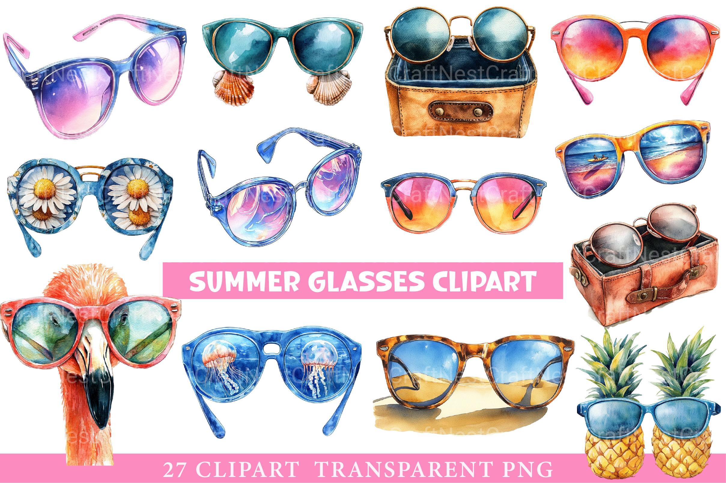 Sunglasses Clipart - CraftNest - Digital Crafting and Art