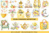 Yellow Chinoiserie Mother‚Äôs Day Clipart