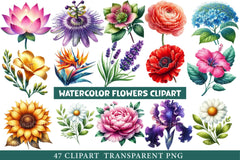 Flowers Clipart - CraftNest - Digital Crafting and Art