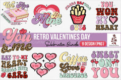 Retro Valentine's Day Clipart Bundle - CraftNest - Digital Crafting and Art