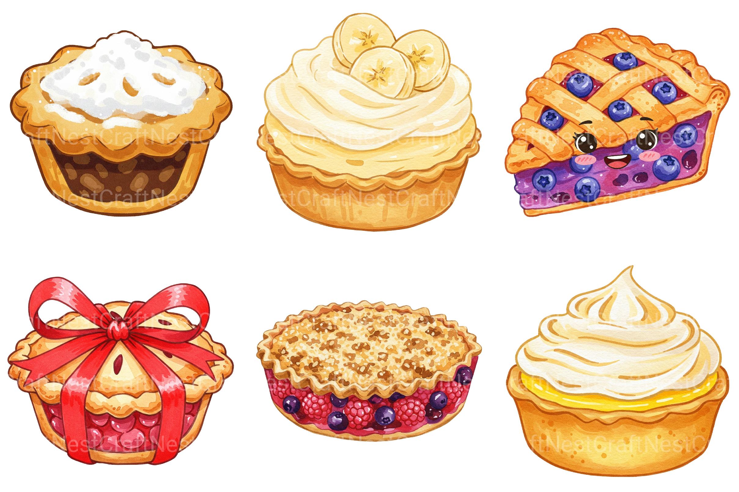 Pie Clipart - CraftNest - Digital Crafting and Art