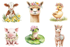 Spring Baby Animals Clipart 1 - CraftNest - Digital Crafting and Art