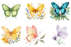 Summer Butterfly Clipart - CraftNest - Digital Crafting and Art