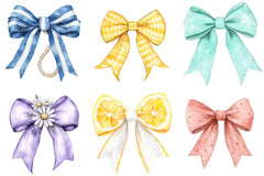 Summer Bow Clipart - CraftNest - Digital Crafting and Art