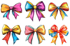 4th of July Bows Clipart - CraftNest - Digital Crafting and Art