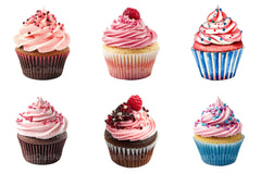 4th of July Cupcake Clipart - CraftNest - Digital Crafting and Art