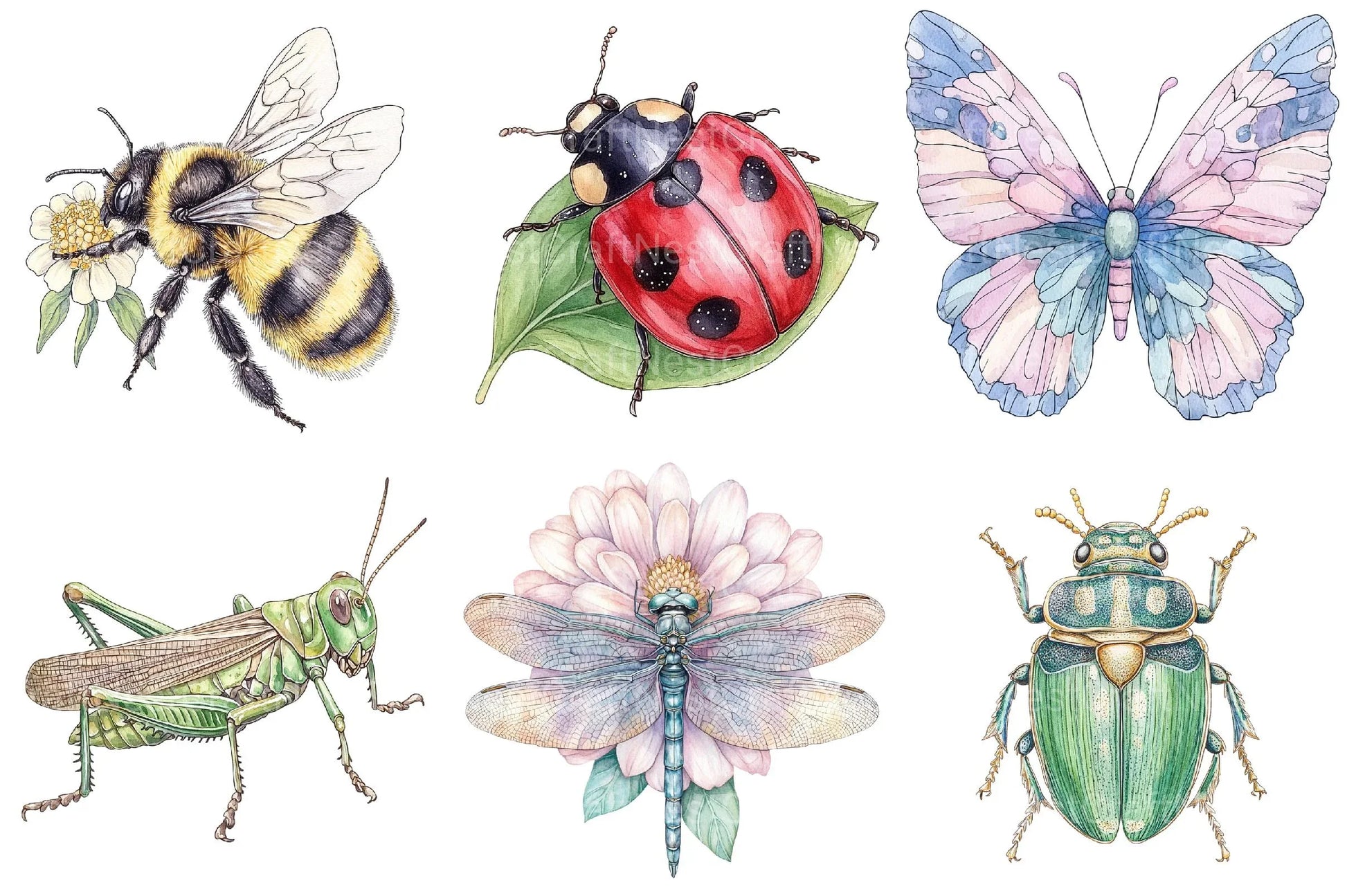 Bugs Clipart - CraftNest - Digital Crafting and Art