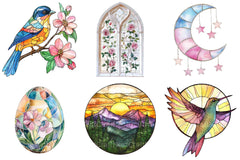 Stained Glass Clipart - CraftNest - Digital Crafting and Art