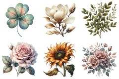 Vintage Botanical Clipart - CraftNest - Digital Crafting and Art
