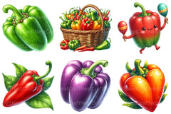 Pepper Clipart Bundle - CraftNest - Digital Crafting and Art