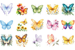 Summer Butterfly Clipart - CraftNest - Digital Crafting and Art