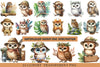 Safari Owl Clipart