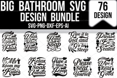 Big Bathroom SVG Bundle - CraftNest - Digital Crafting and Art