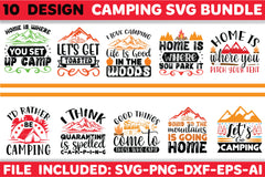 Camping SVG Bundle 3 - CraftNest - Digital Crafting and Art
