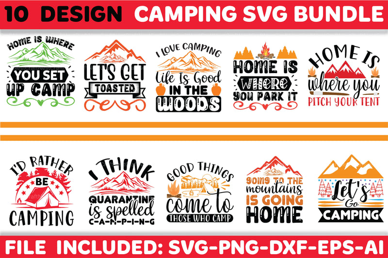 Camping SVG Bundle 3 - CraftNest - Digital Crafting and Art