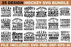 Hockey SVG Bundle - CraftNest - Digital Crafting and Art
