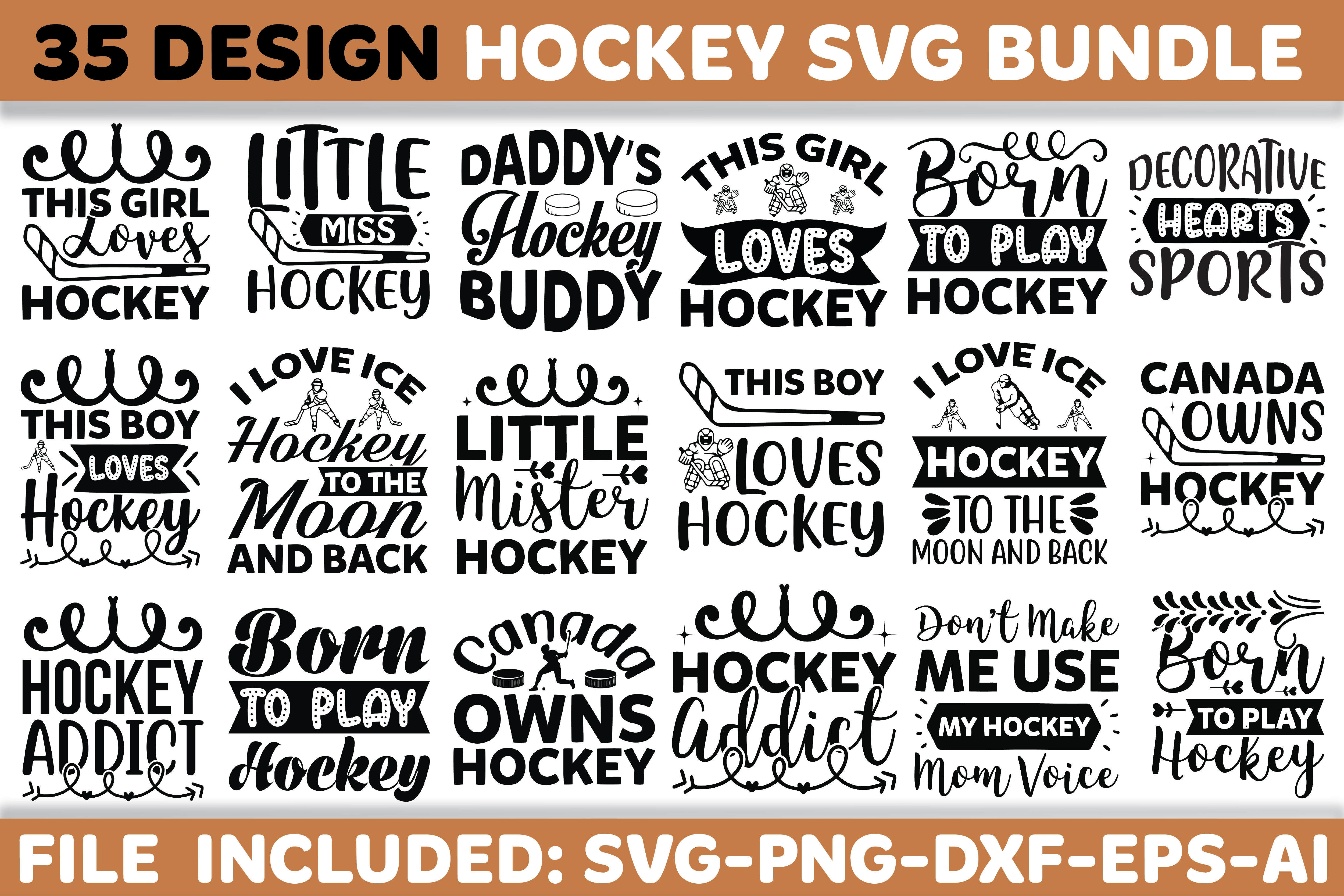 Hockey SVG Bundle - CraftNest - Digital Crafting and Art
