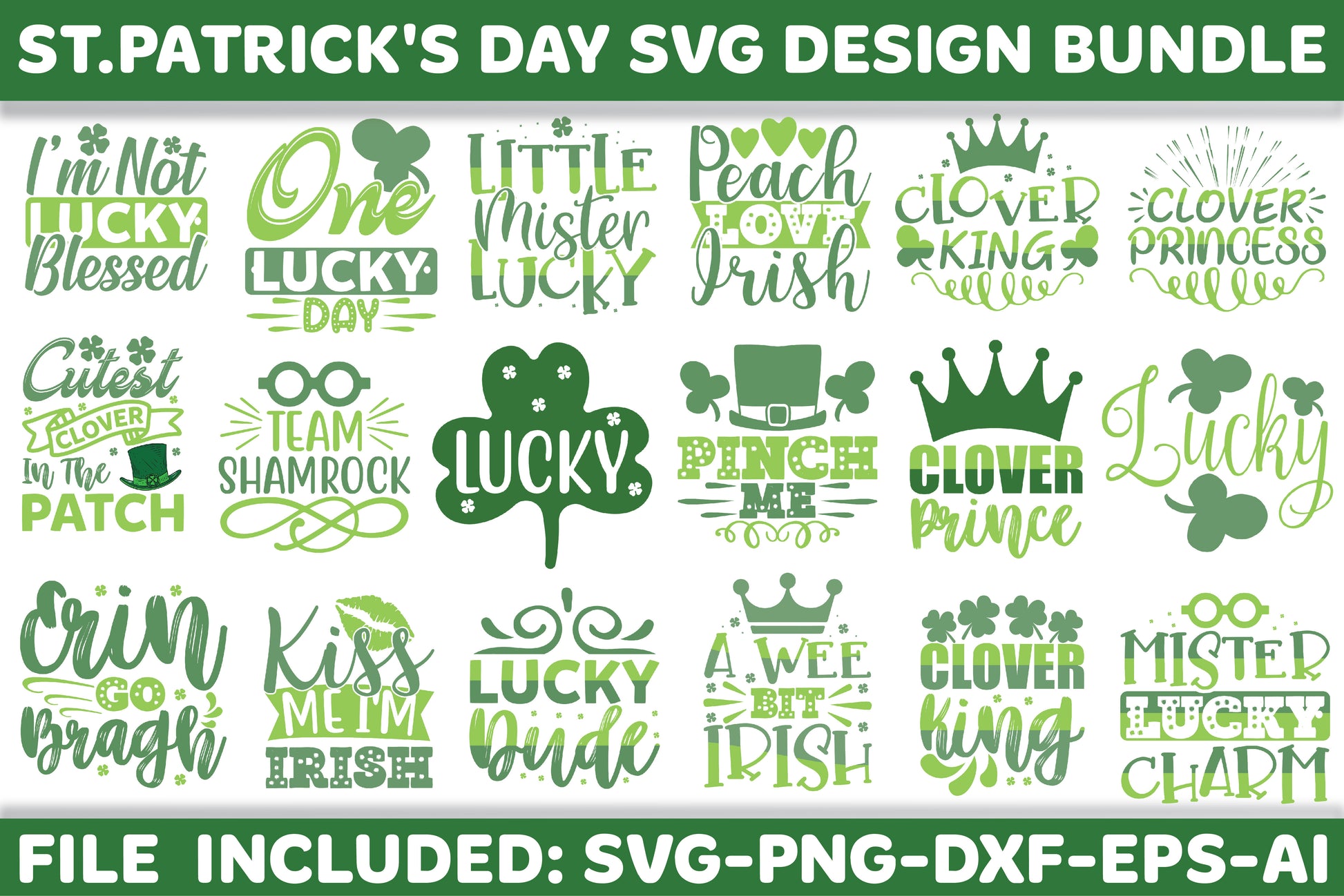 St. Patrick’s Day SVG Bundle - CraftNest - Digital Crafting and Art