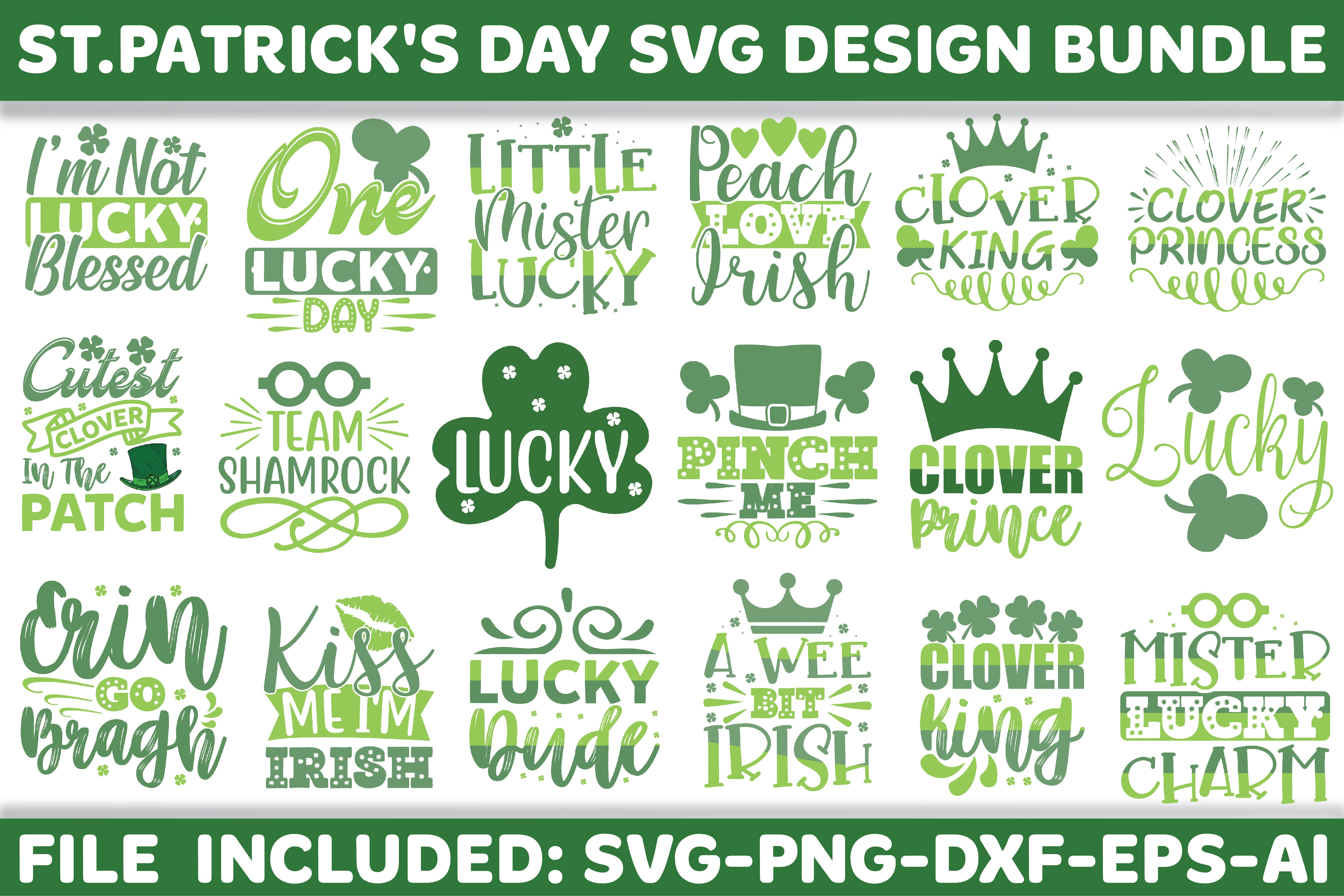 St. Patrick’s Day SVG Bundle - CraftNest - Digital Crafting and Art