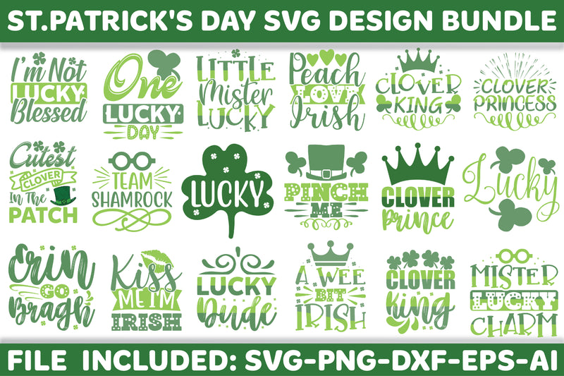 St. Patrick’s Day SVG Bundle - CraftNest - Digital Crafting and Art