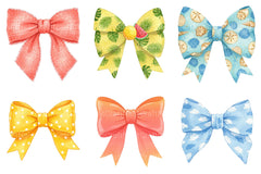 Summer Bow Clipart Bundle - CraftNest - Digital Crafting and Art