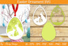 Bunny Easter Layered Ornaments SVG Bundle
