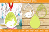 Bunny Easter Layered Ornaments SVG Bundle