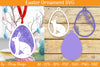 Bunny Easter Layered Ornaments SVG Bundle
