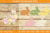 Bunny Flower Layered Papercut SVG Bundle
