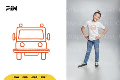 Bus Doodle Clipart Bundle - CraftNest - Digital Crafting and Art