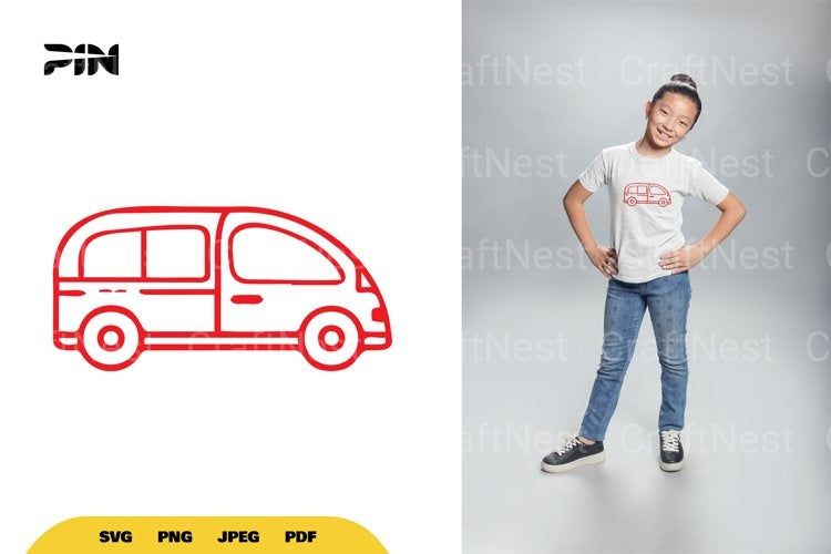 Bus Doodle Clipart Bundle - CraftNest - Digital Crafting and Art