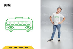 Bus Doodle Clipart Bundle - CraftNest - Digital Crafting and Art