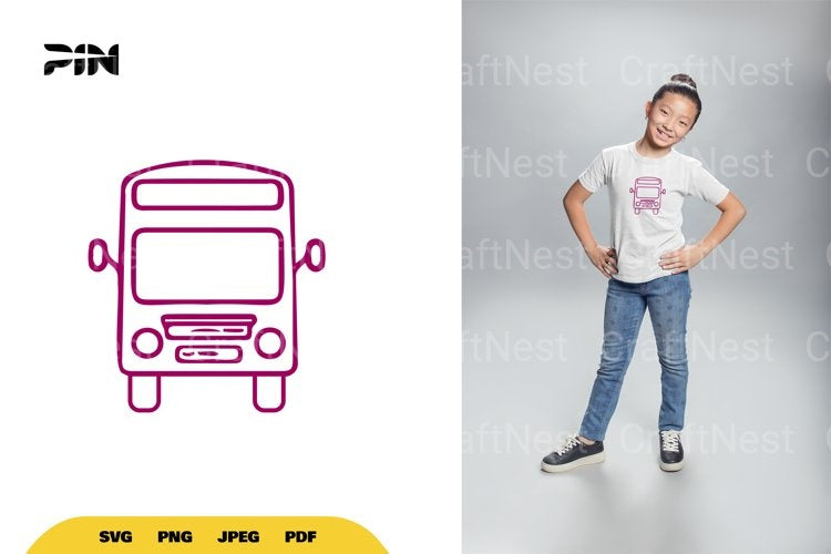 Bus Doodle Clipart Bundle - CraftNest - Digital Crafting and Art