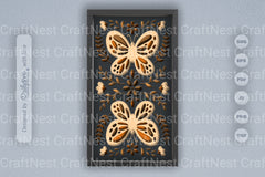 Butterflies Folk Art Papercut SVG Bundle - CraftNest - Digital Crafting and Art