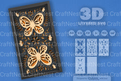 Butterflies Folk Art Papercut SVG Bundle - CraftNest - Digital Crafting and Art