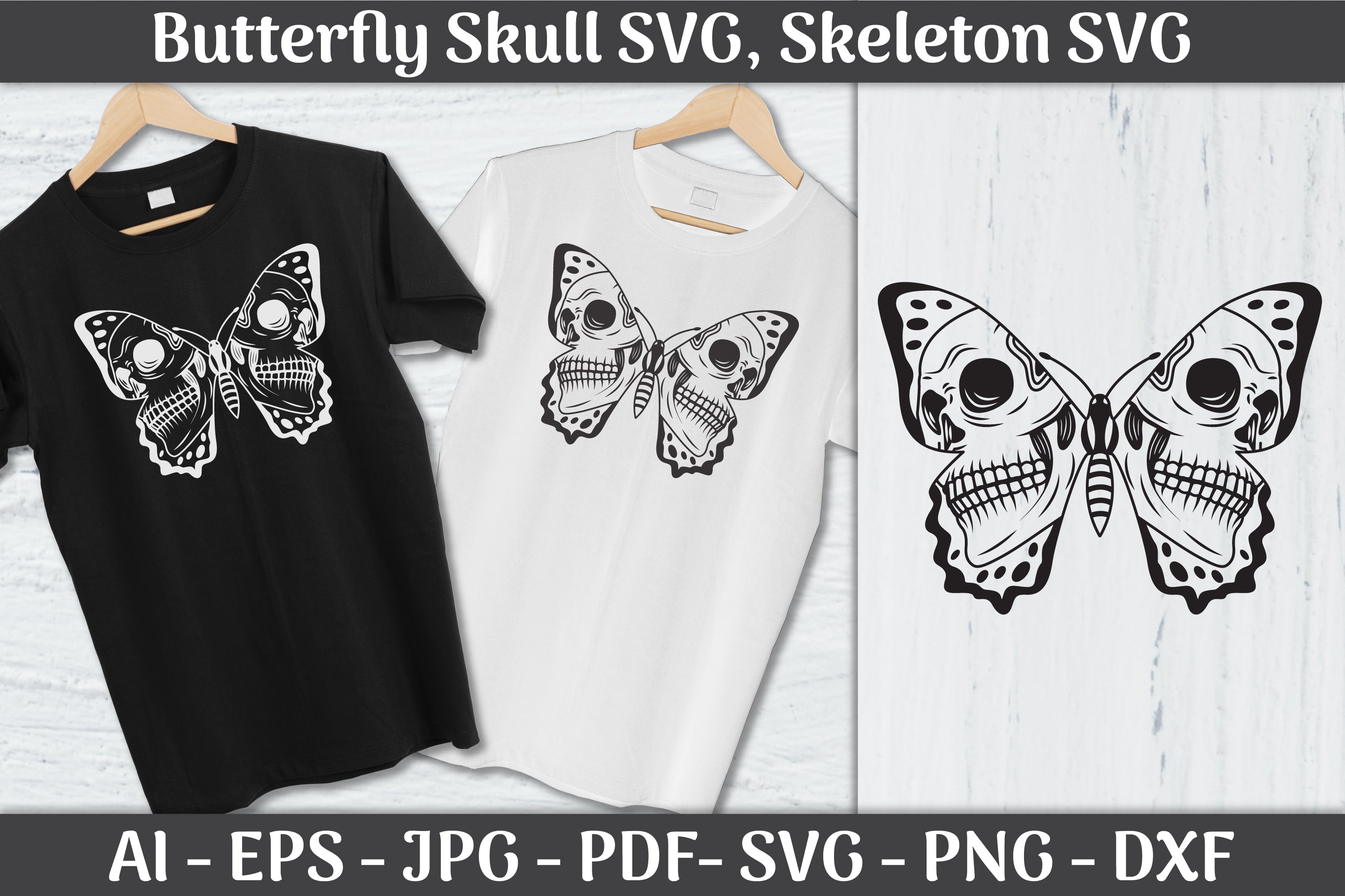 Butterfly Skull SVG Bundle