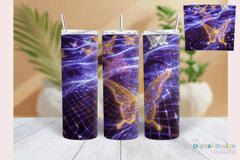 Glowing Neon Butterfly Tumbler Wrap Bundle - CraftNest - Digital Crafting and Art