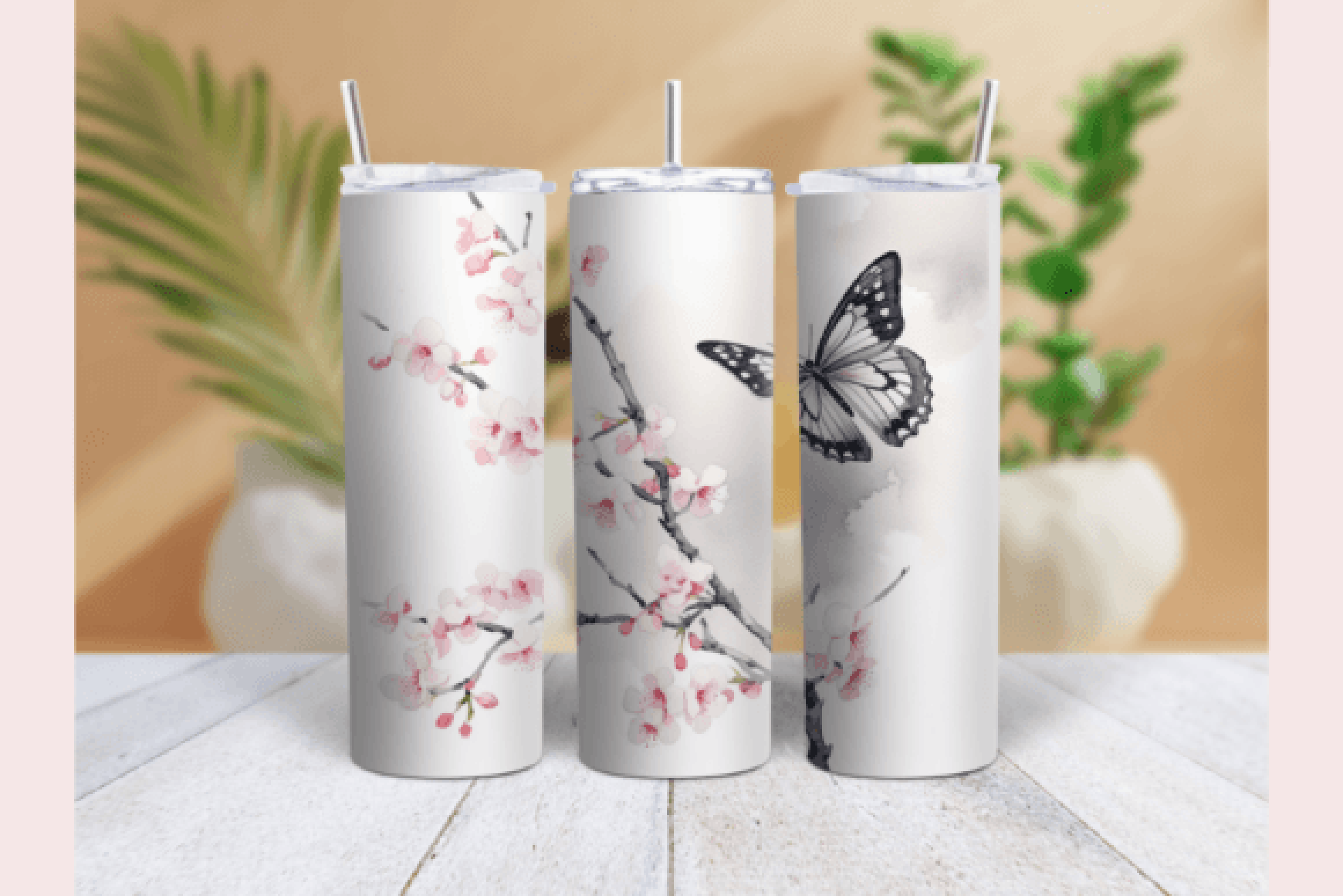 Butterfly Tumbler Wrap Bundle