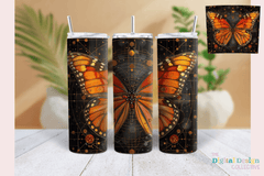 Monarch Butterfly Tumbler Wrap Bundle - CraftNest - Digital Crafting and Art