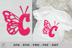 Butterfly Alphabet Letter C Clipart Bundle - CraftNest - Digital Crafting and Art