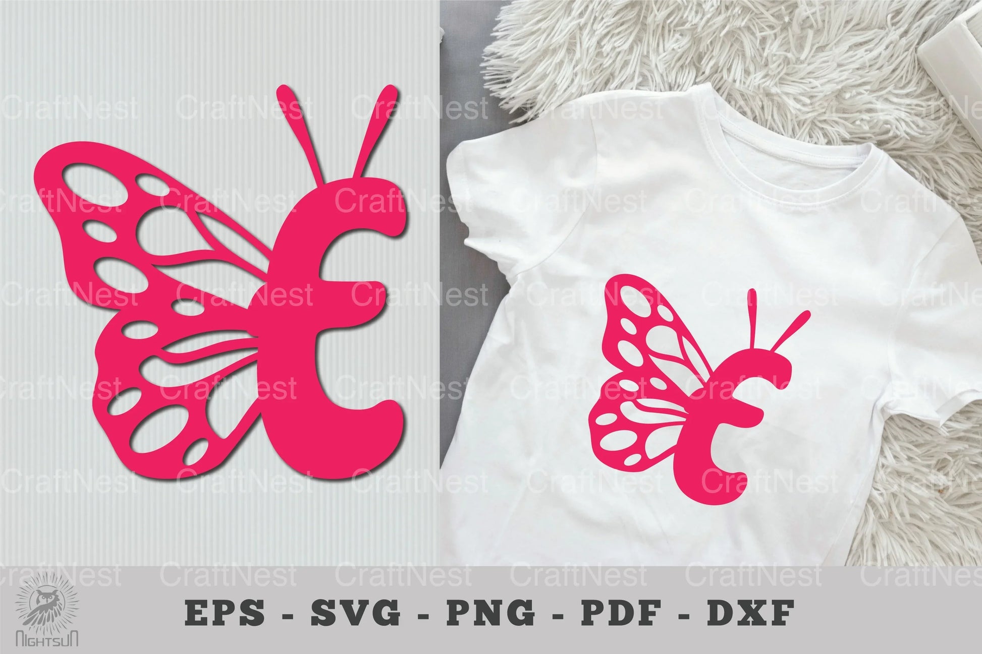 Butterfly Alphabet Letter E Clipart Bundle - CraftNest - Digital Crafting and Art