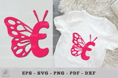 Butterfly Alphabet Letter E Clipart Bundle - CraftNest - Digital Crafting and Art