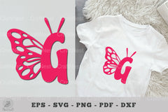 Butterfly Alphabet Letter G Clipart Bundle - CraftNest - Digital Crafting and Art