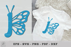 Butterfly Alphabet Letter J Clipart Bundle - CraftNest - Digital Crafting and Art