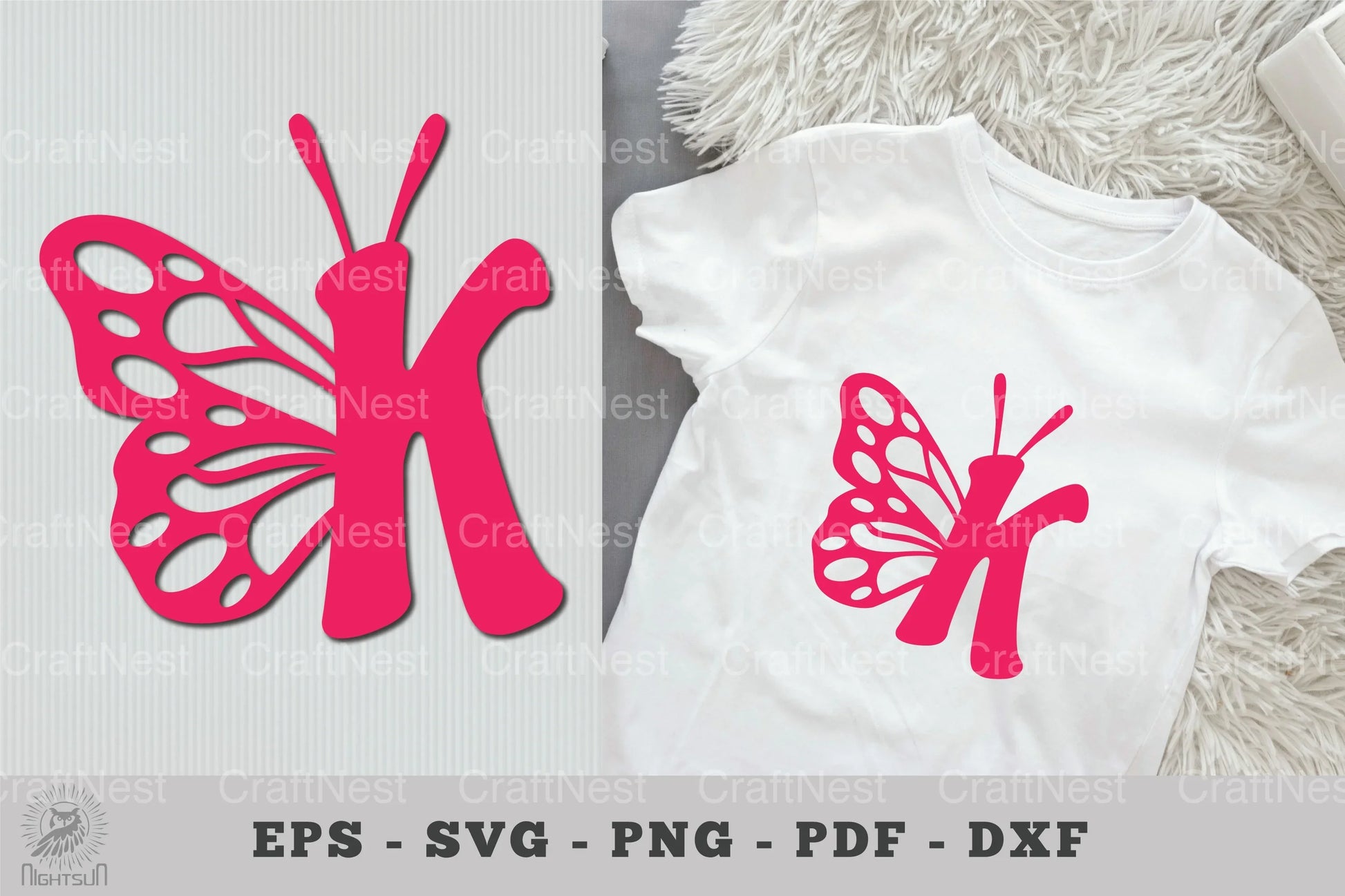 Butterfly Alphabet Letter K Clipart Bundle - CraftNest - Digital Crafting and Art