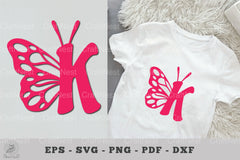 Butterfly Alphabet Letter K Clipart Bundle - CraftNest - Digital Crafting and Art